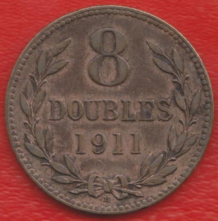 Гернси 8 дублей 1911 г.