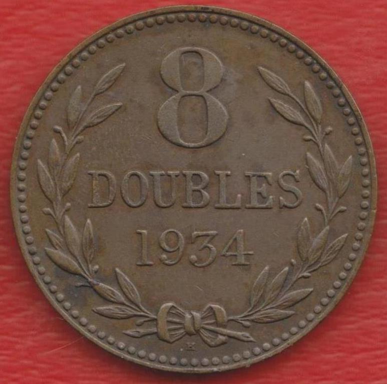 Гернси 8 дублей 1934 г.