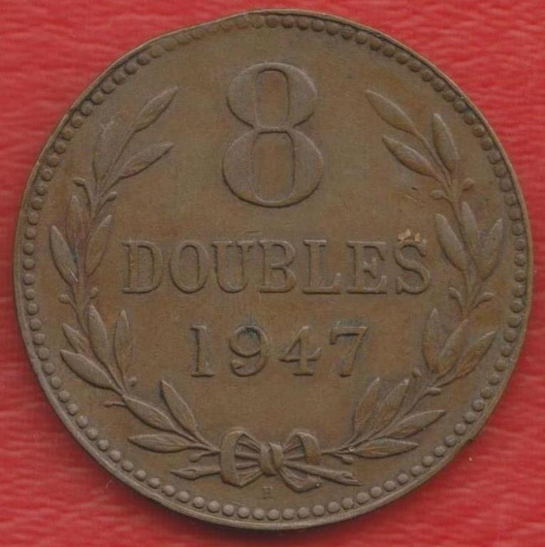 Гернси 8 дублей 1947 г.