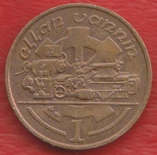 Остров Мэн 1 пенни 1995 г.