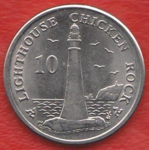 Остров Мэн 10 пенсов 2015 г.