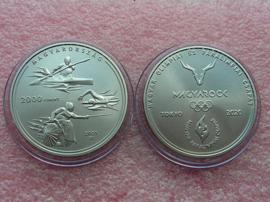 Венгрия 2000 форинтов 2021 олимпиада в Токио 2020 unc