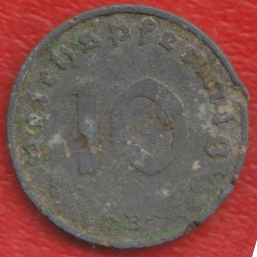 Германия 10 пфеннигов 1940 г. B Вена