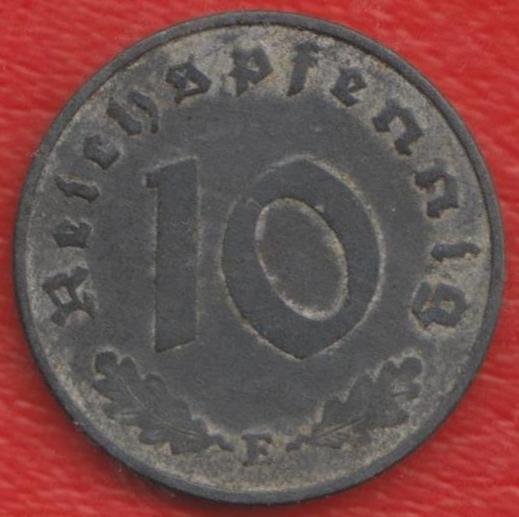 Германия 10 пфеннигов 1941 г. E Мюльденхуттен