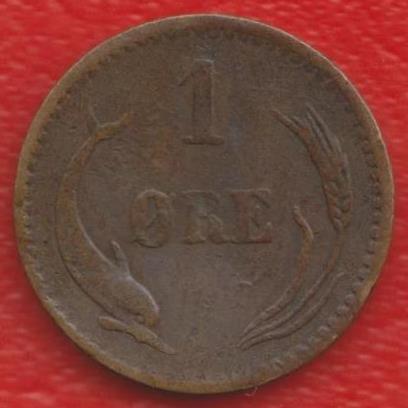 Дания 1 эре 1875 г.