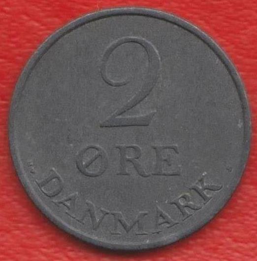 Дания 2 эре 1953 г.