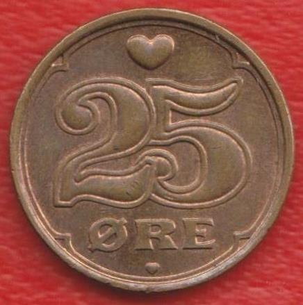 Дания 25 эре 2006 г. без знака