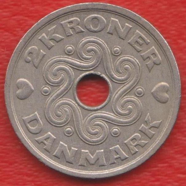 Дания 2 кроны 1993 г LG - JP