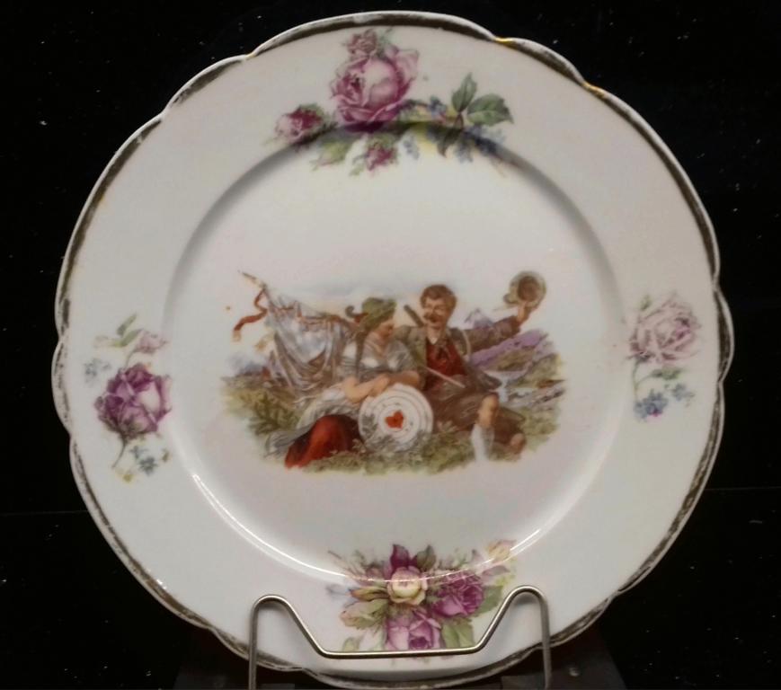 КОЛЛЕКЦИОННАЯ ТАРЕЛКА" КОРОЛЕВСТВО БАВАРИЯ " 19 век. БАВАРИЯ(ГЕРМАНИЯ)