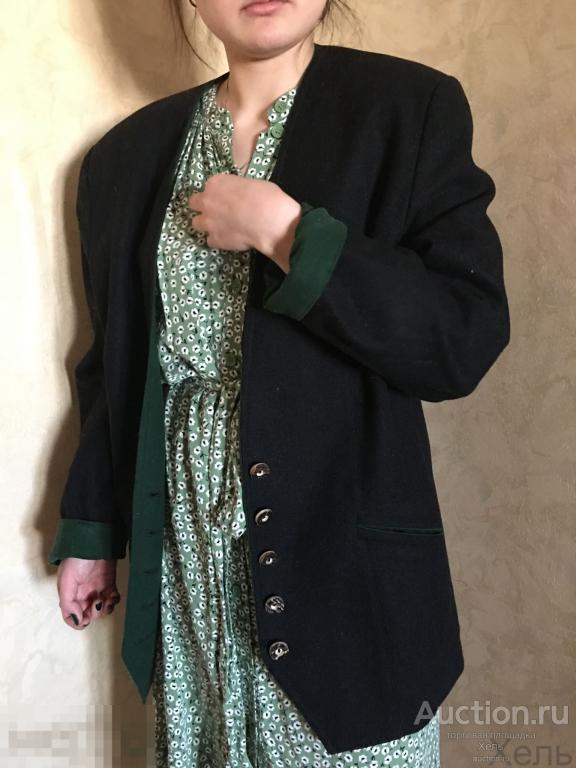 Жакет пиджак блейзер кардиган сукно винтаж 80-е г.г. 