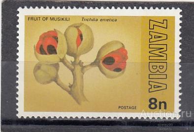 ZAMBIA  ЗАМБИЯ  Флора Цветы     № 241 1981 Сост**  MNH