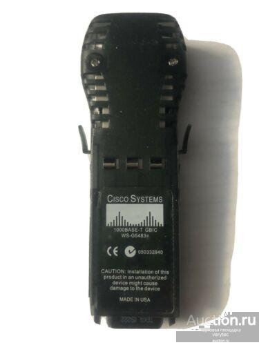 Трансивер Cisco WS-G5483= Cisco 1000BASE-T GBIC