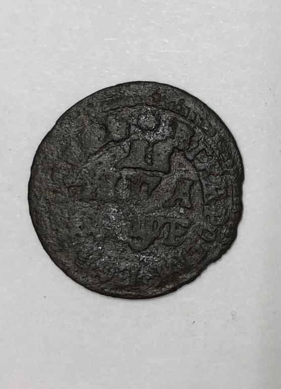 Денга 1705 Петр I медь