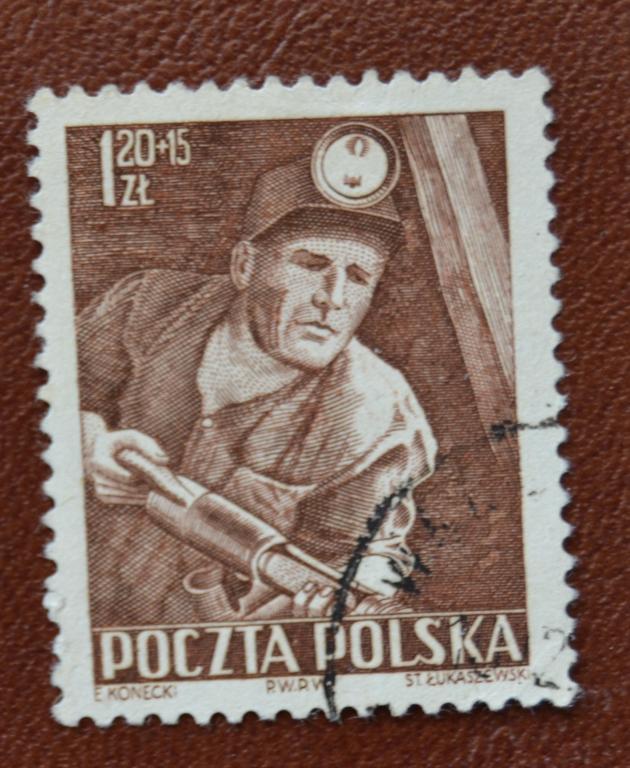 Польша 1952 год  День Шахтера Гаш
