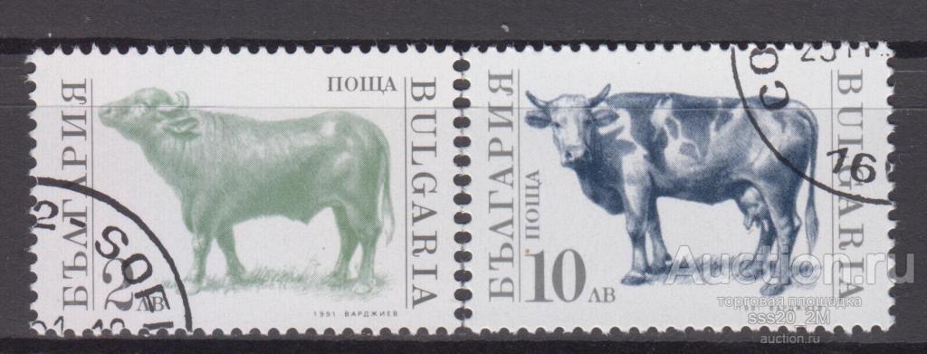 Болгария 1991 домашние животные Mi3883,3885
