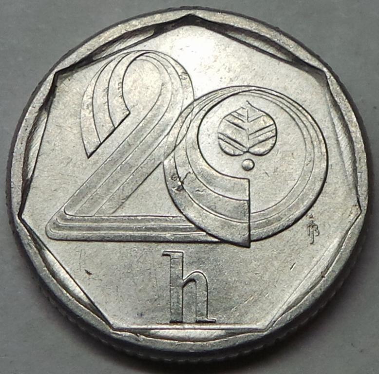 Чехия 20 геллеров 1997 (m) года (2) KM#2.1