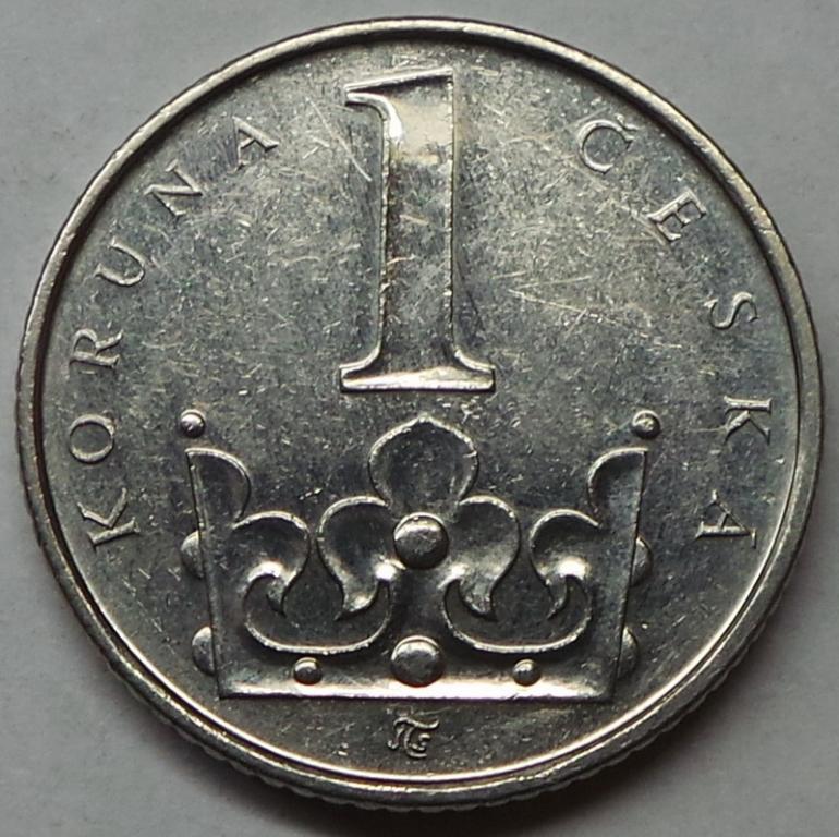 Чехия 1 крона 2003 (m) года (3) KM#7