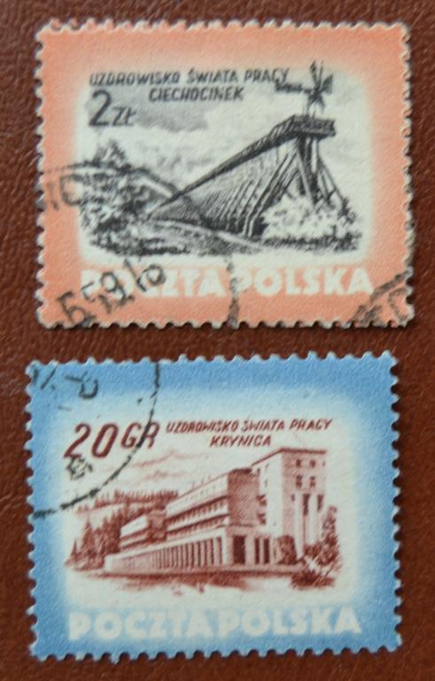 Польша 1953 год Польские курорты и Санатории  Гаш - 3