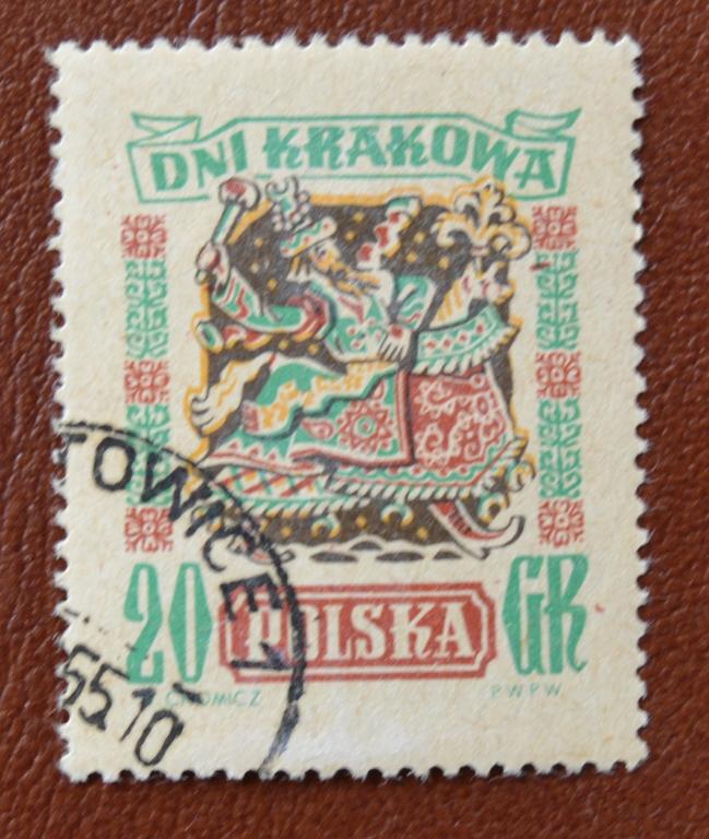 Польша 1955 год  Фестиваль Дни Кракова Гаш