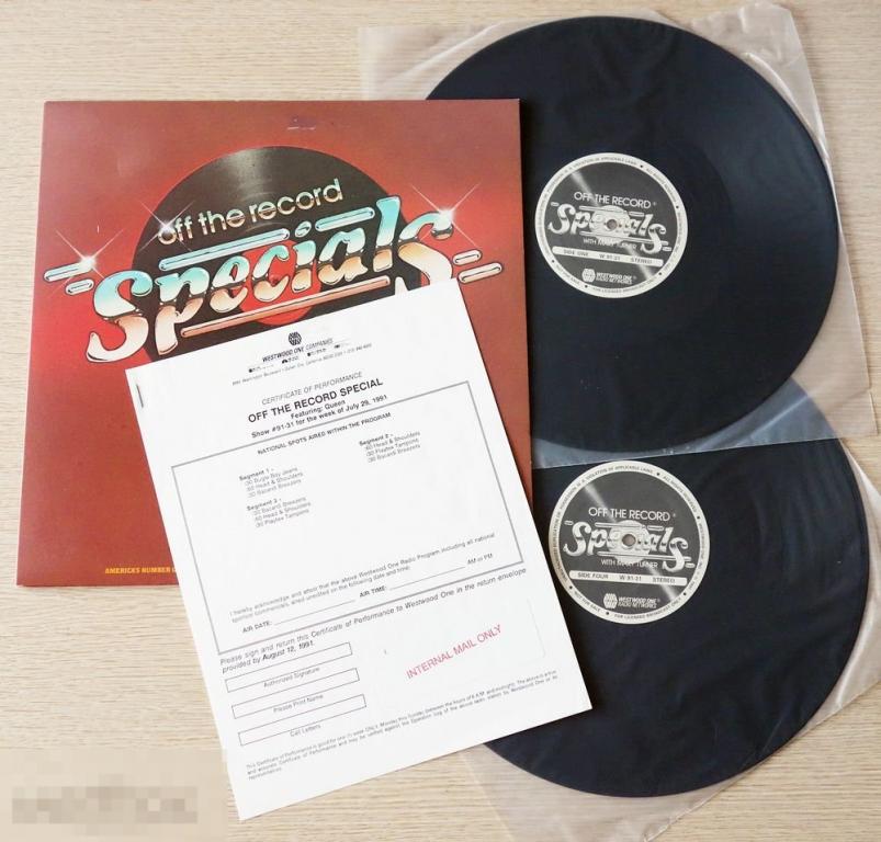 Queen - Off The Record Specials 1991 2LP