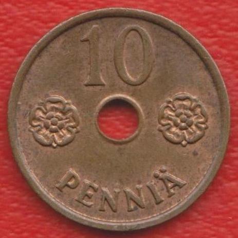 Финляндия 10 пенни 1942 г.