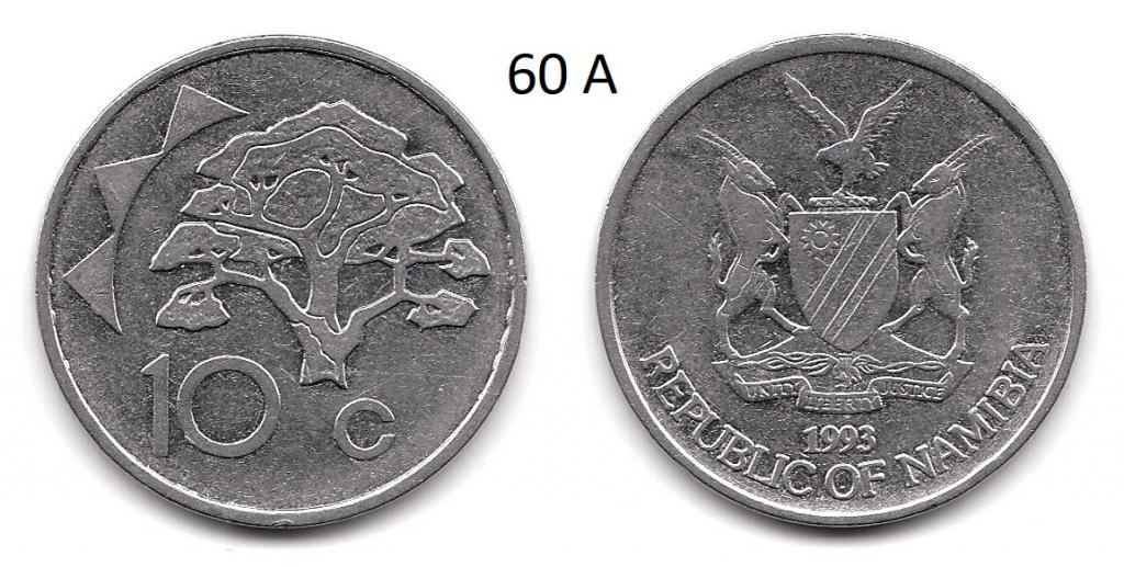 Намибия. 10 центов 1993 год.