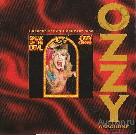 Ozzy Osbourne 1995 "Speak of the Devil" (made in Europe) (cd)
