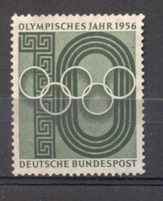 ФРГ 1956 г. Олимпийский год  негашеная**