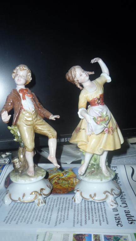 CAPODIMONTE!Каподимонте!МАЛЬЧИК С ДЕВОЧКОЙ ТАНЦЫ.G.cappe?