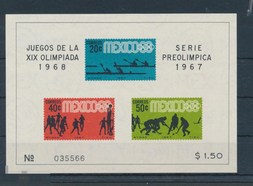 МЕКСИКА 1967. $ 1.50. Олимпиада. ** 