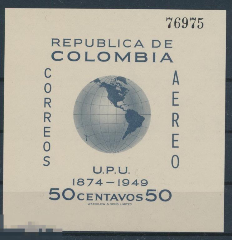 КОЛУМБИЯ 1949. 75 лет ВПС. ** 
