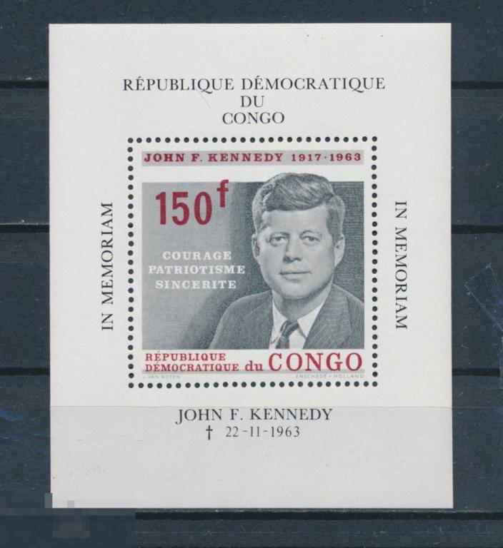 КОНГО 1963. Джон Фицджеральд Кеннеди. ** 