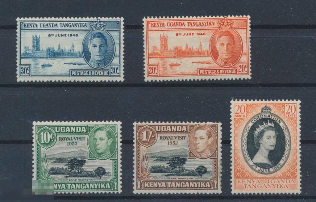 КЕНИЯ, УГАНДА, ТАНГАНЬИКА 1946. Георг VI, Елизавета II, архитектура, пейзажи. 