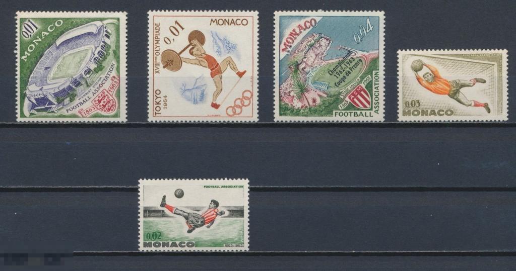 МОНАКО 1964. Олимпийские игры в Токио. 