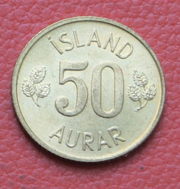 Исландия 50 аурар 1973