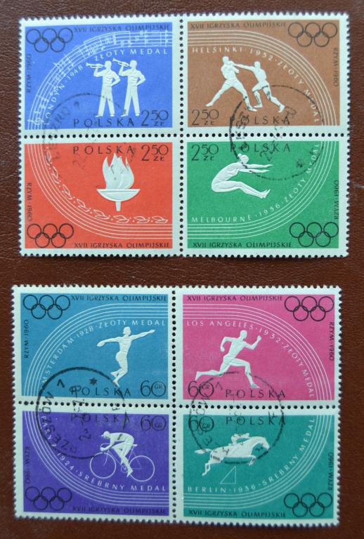 Польша 1960 год  Спорт - Олимпийские Игры  в  Риме  Зуб  Гаш