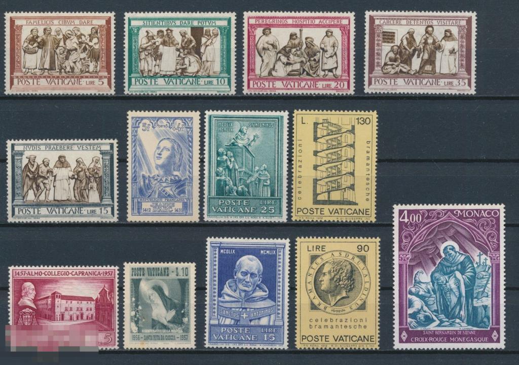 ВАТИКАН, МОНАКО 1972. Архитектура, религия. 