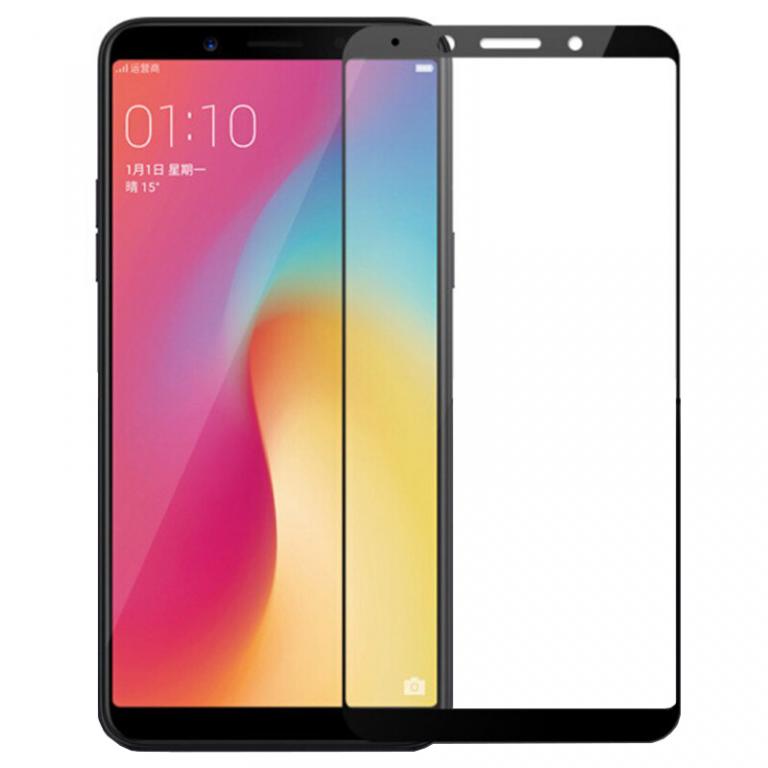 Защитное стекло Full screen PowerPlant для Oppo A73, Black (GL609338)