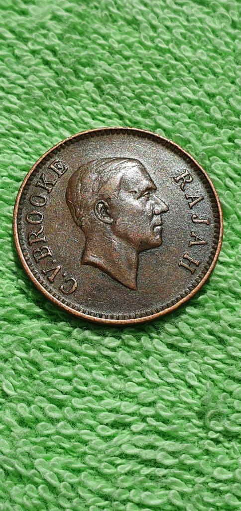 1 цент, 1929 год, королевство Саравак - протекторат Великобритании