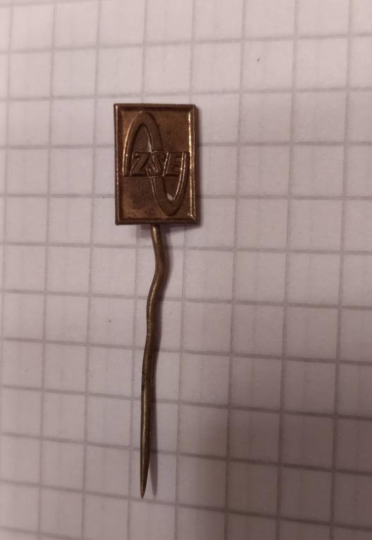 Значок Чехия ЧССР ZSE компания тяжелый