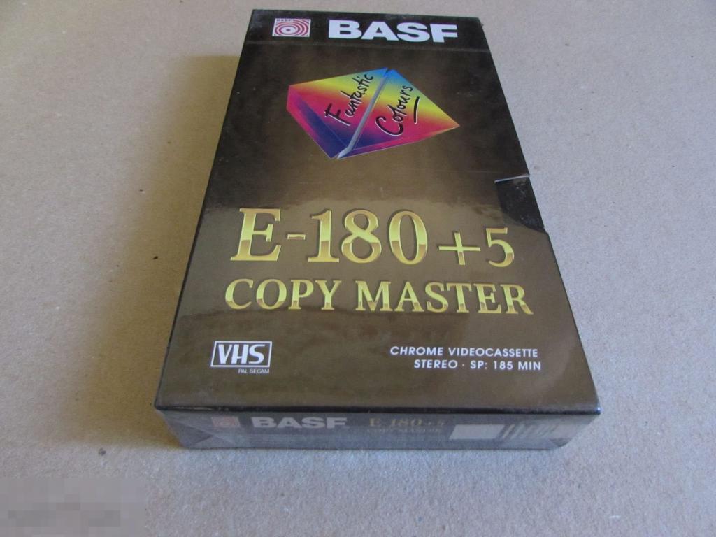 «Видеокассета BASF  E -180 +5  Copy Master  новая , запечатана» 
