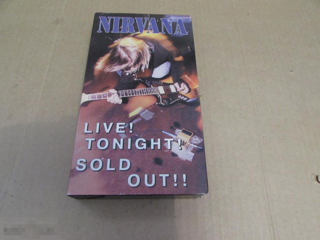 VHS Nirvana   "Live Tonight Sold Out" 