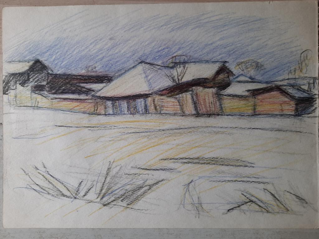 Березовский Д.И. (1920-2005) Село Урик. Дому 100 лет