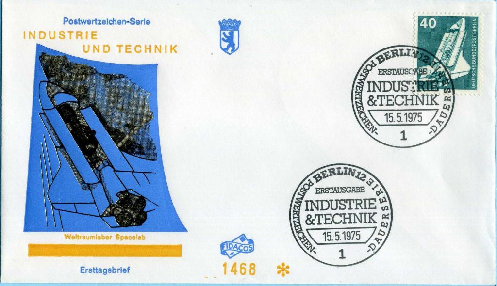 Германия Западный Берлин (К0130) КПД Корабль многоразового применения 1975 Космос