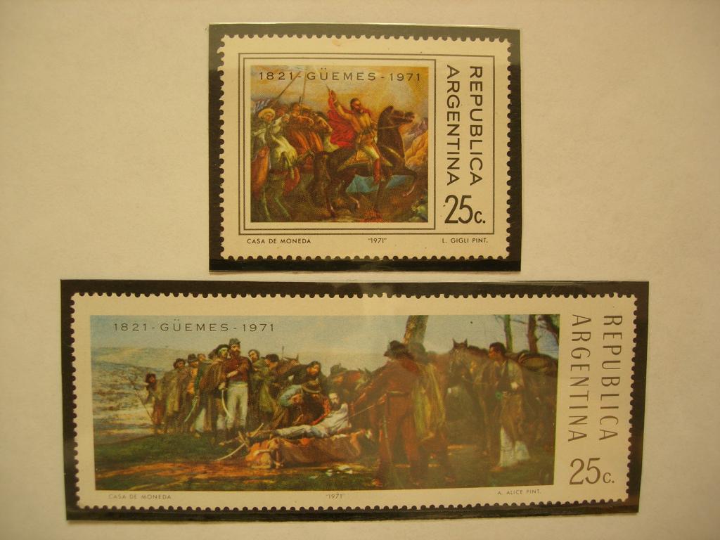Аргентина 1971 живопись - генерал   MNH