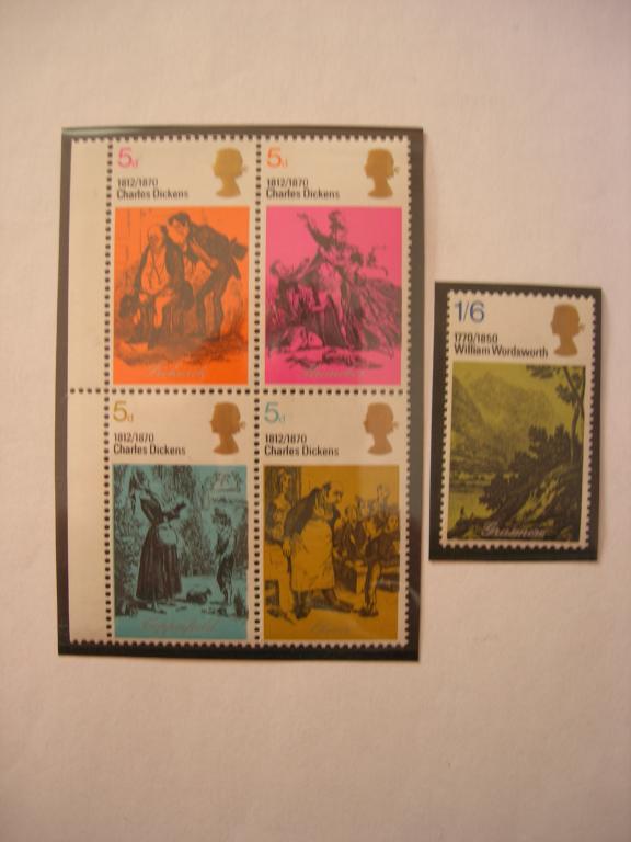 Великобритания 1970 литература/живопись - Ч. Диккенс   MNH