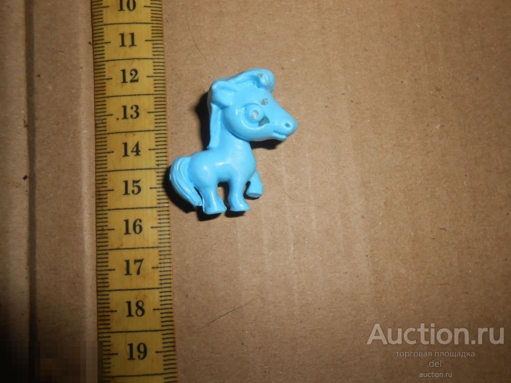 Лошадка, пони, фигурка, игрушка, мини, пластмасса, голубая 