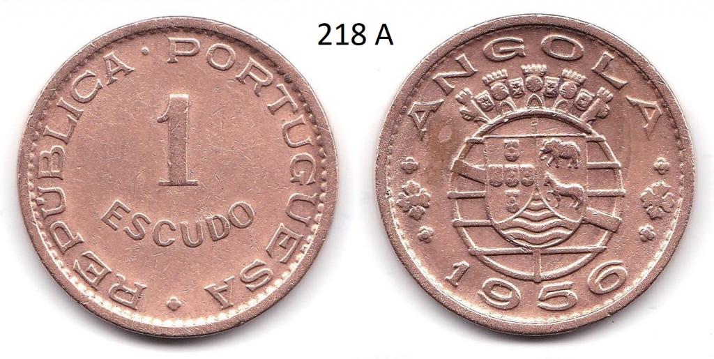 Ангола 1 эскудо 1956 год.