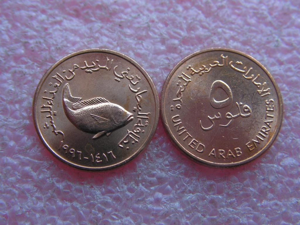 Эмираты/ОАЭ 5 филсов 1996 unc