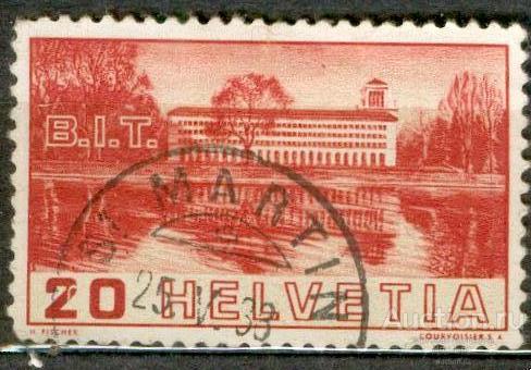 Швейцария 1938 Ив 307 архитектура виды ландшафты